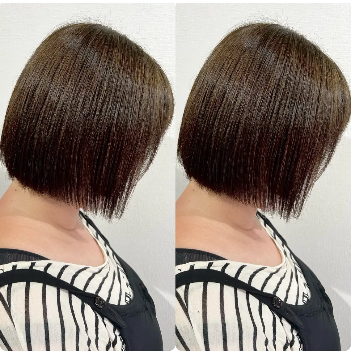 ショート 切っぱなし💇‍♀️ イヤリング🎨龍之介のヘアスタイル