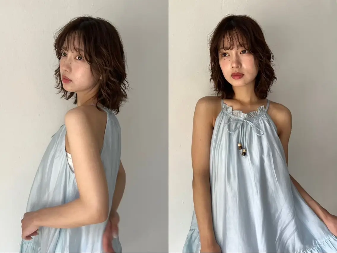 ミディアム カラー ヘアカラー トリートメント 寳門 秀真のヘアスタイル
