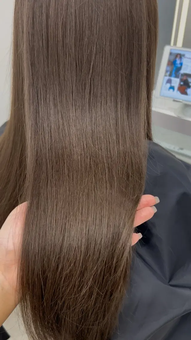 ロング カラー ヘアカラー トリートメント ダブルカラー髪質改善 /Annaのヘアスタイル