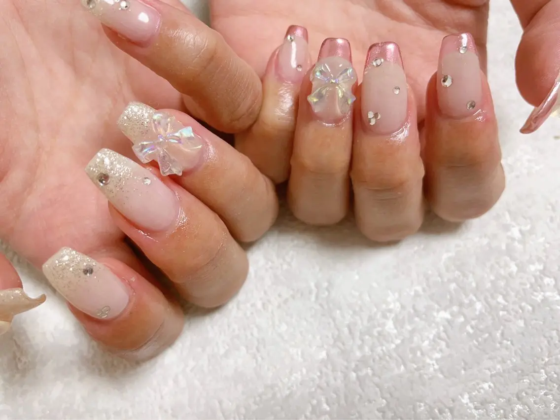 ネイル 韓国ネイル ハンドネイル kiki nail &brow二子玉川のネイルデザイン