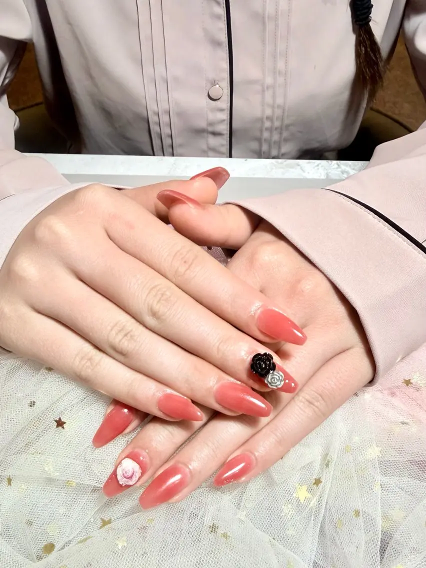 ネイル ワンカラーネイル ハンドネイル U.MI Nail ミカのネイルデザイン
