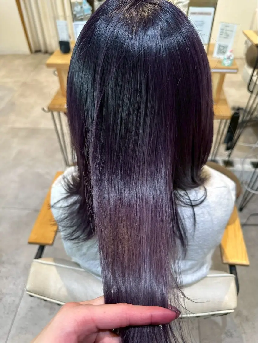 ロング カラー 宮城 心音のヘアスタイル
