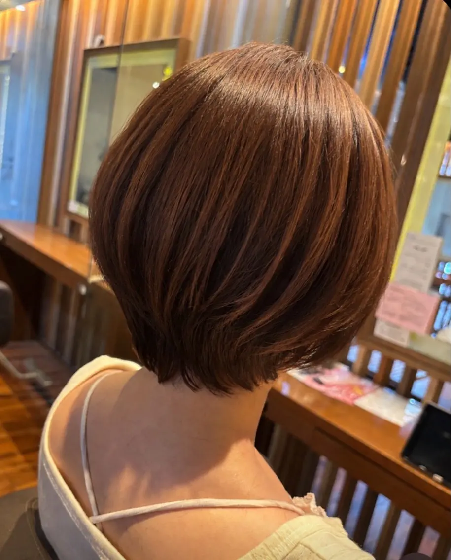 ショート カット ヘアカラー トリートメント 大人ショート/ボブ/ 鎌倉/ゆうだいのヘアスタイル