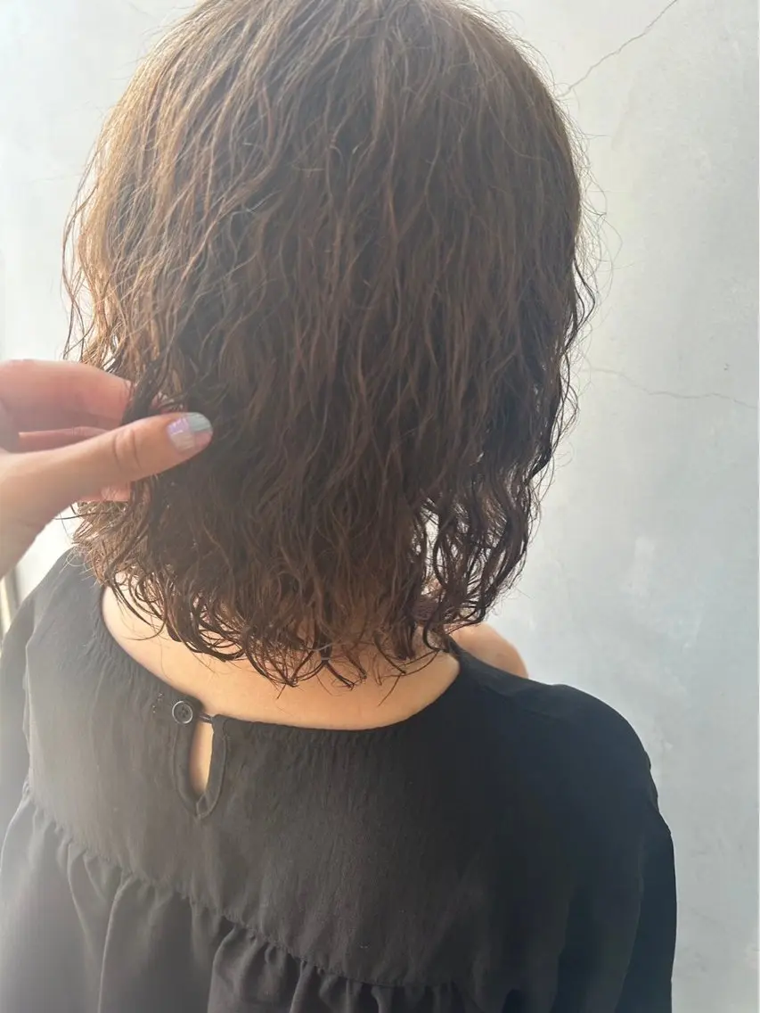 パーマ Mao 🎀bob Oliveカラー🌿のヘアスタイル