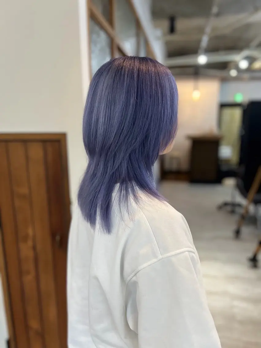 ロング カラー ❤️Mimi/non ワンカラー❤️のヘアスタイル