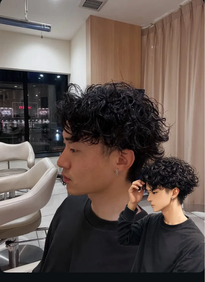 パーマ メンズ メンズパーマ 波巻きパーマ カット パーマ メンズパーマ特化型 美容師/荒井海音のヘアスタイル