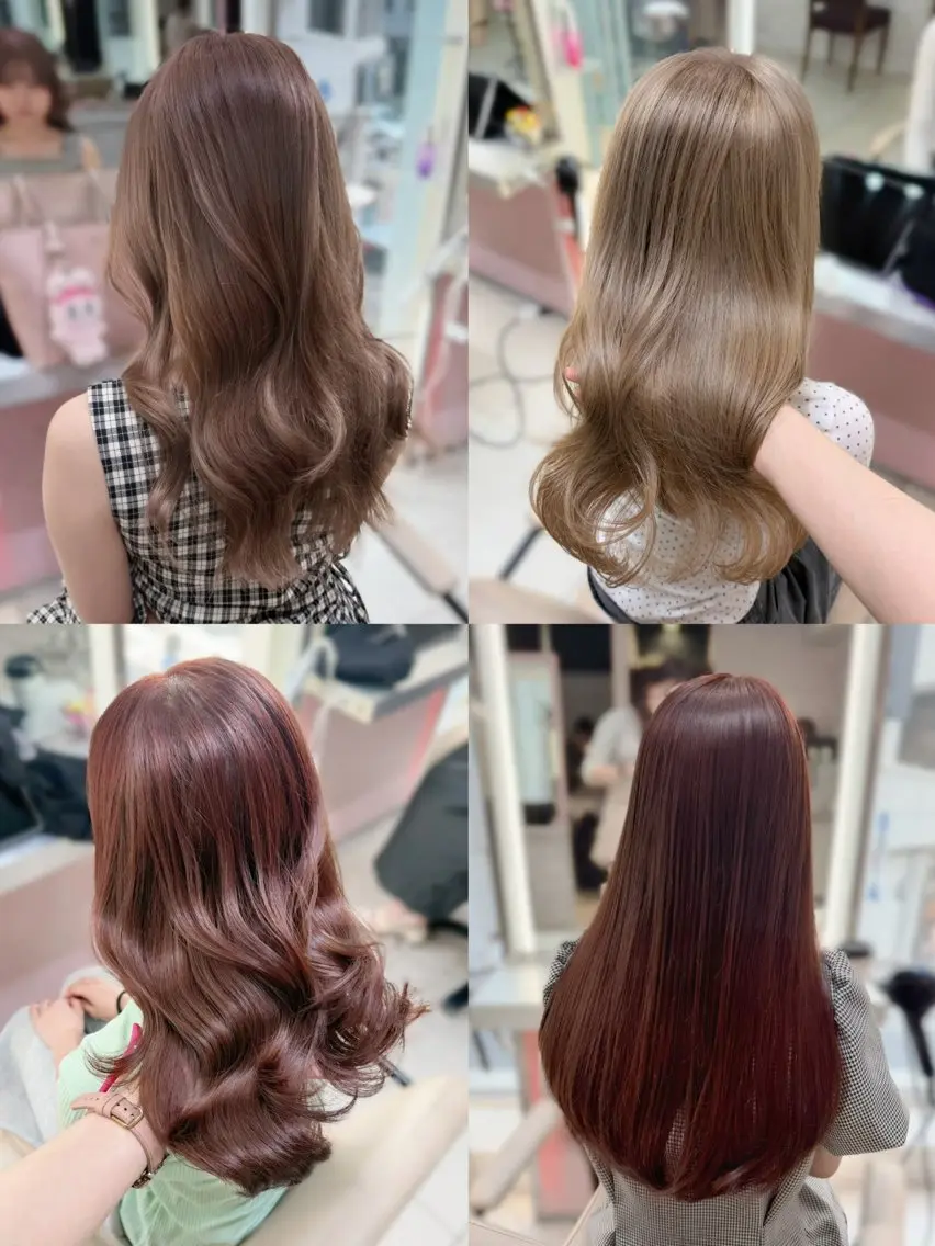 ロング カラー ベージュカラー ブリーチ グレージュ ラベンダーカラー ピンクカラー 上品モテガーリー Rena🎀のヘアスタイル