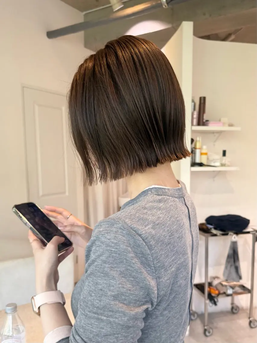 ダメージレスワンカラー　(ブリーチなし)の写真
