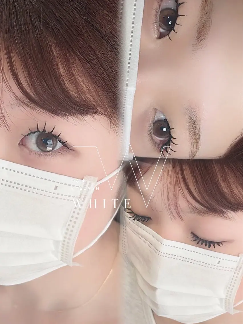 マツエク・マツパ マツエク 🎀 mayu WHITE 🎀真菅のマツエク・マツパデザイン
