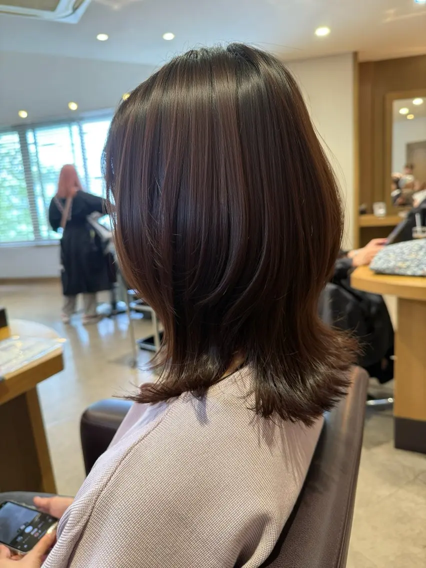 ミディアム カット 津田 幹太のヘアスタイル