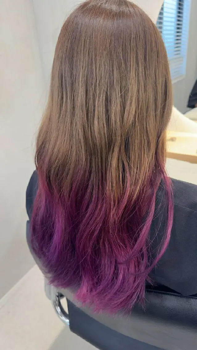 ロング カット ヘアカラー 透明感カラー×髪質改 善✨️町田築✨️のヘアスタイル