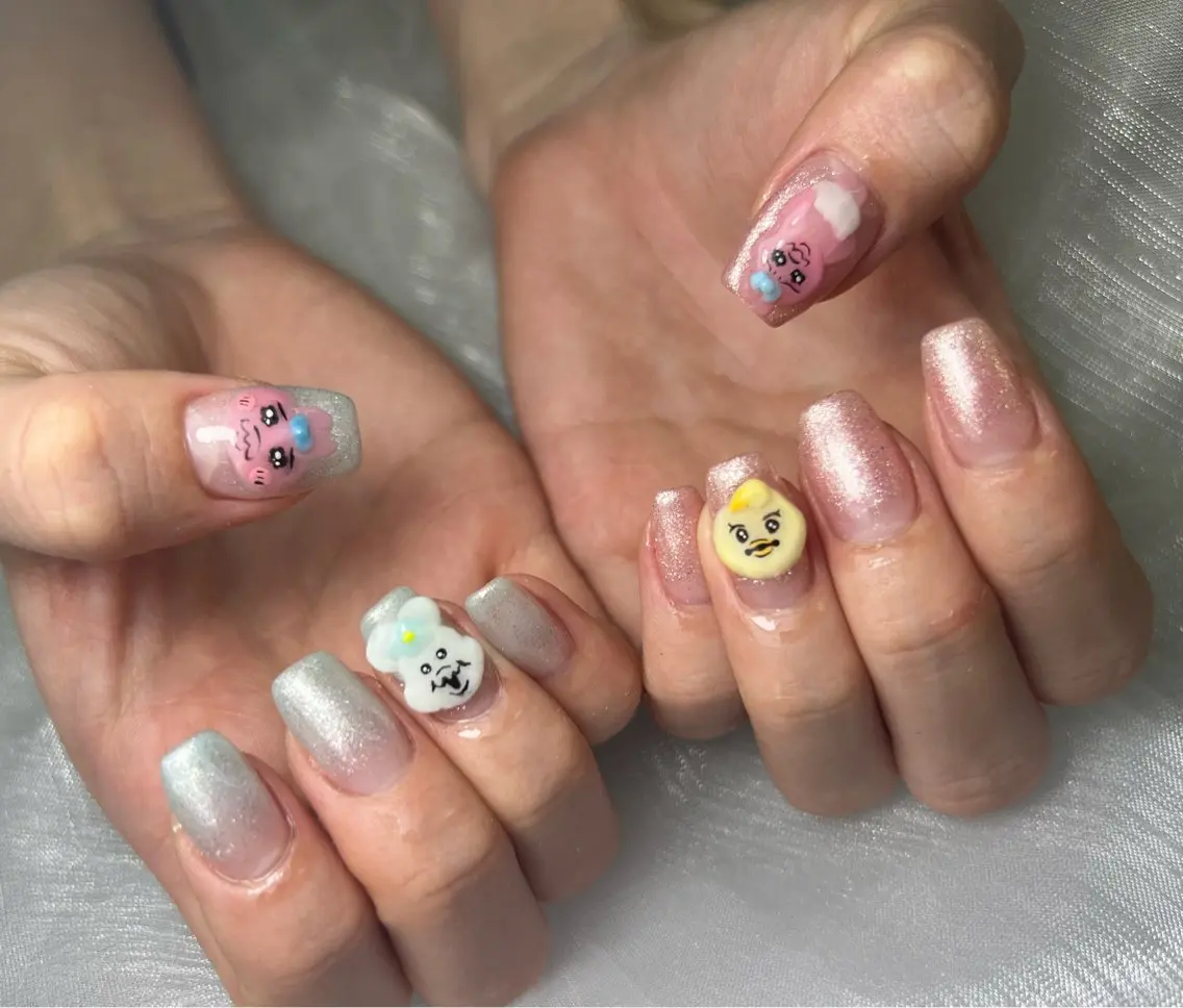 ネイル ハンドネイル Mana‪ ‪·͜· ❤︎‬のネイルデザイン