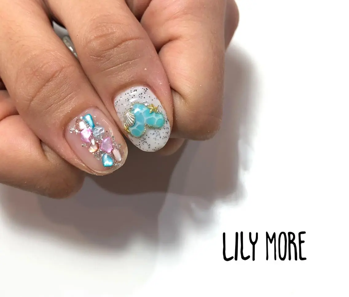 ネイル ハート Lily closetのネイルデザイン