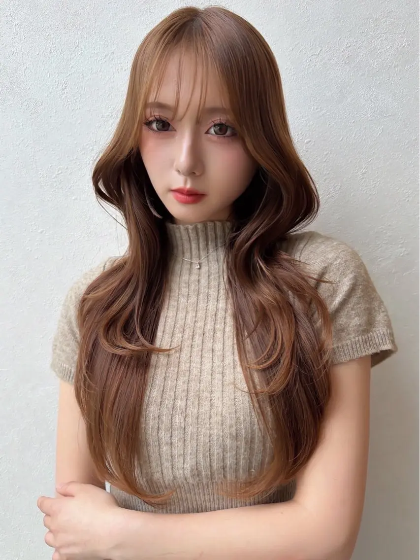 ロング 恒川 舞衣のヘアスタイル