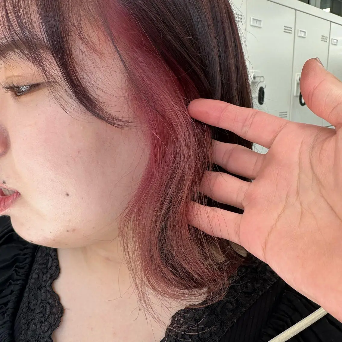 ミディアム カラー レイヤーダブルカラー KYONのヘアスタイル