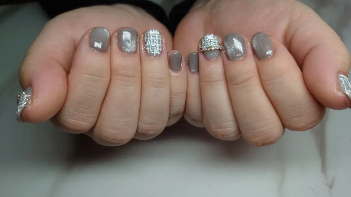 ネイル ツイードネイル ハンドネイル Nailsalon AMAのネイルデザイン