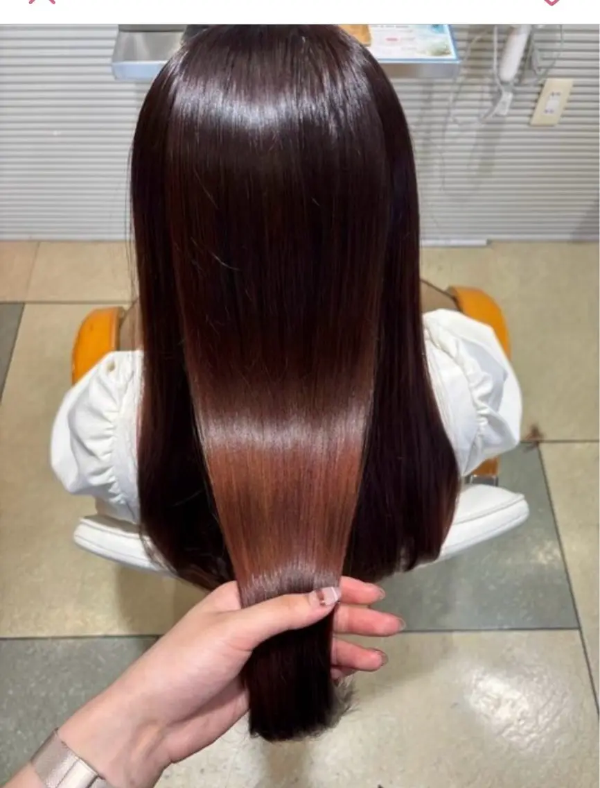 大好評✨️✨カット+カラー+1stepTR ¥13090→¥7500【豊橋/レイヤー/暖色/顔周り】の写真
