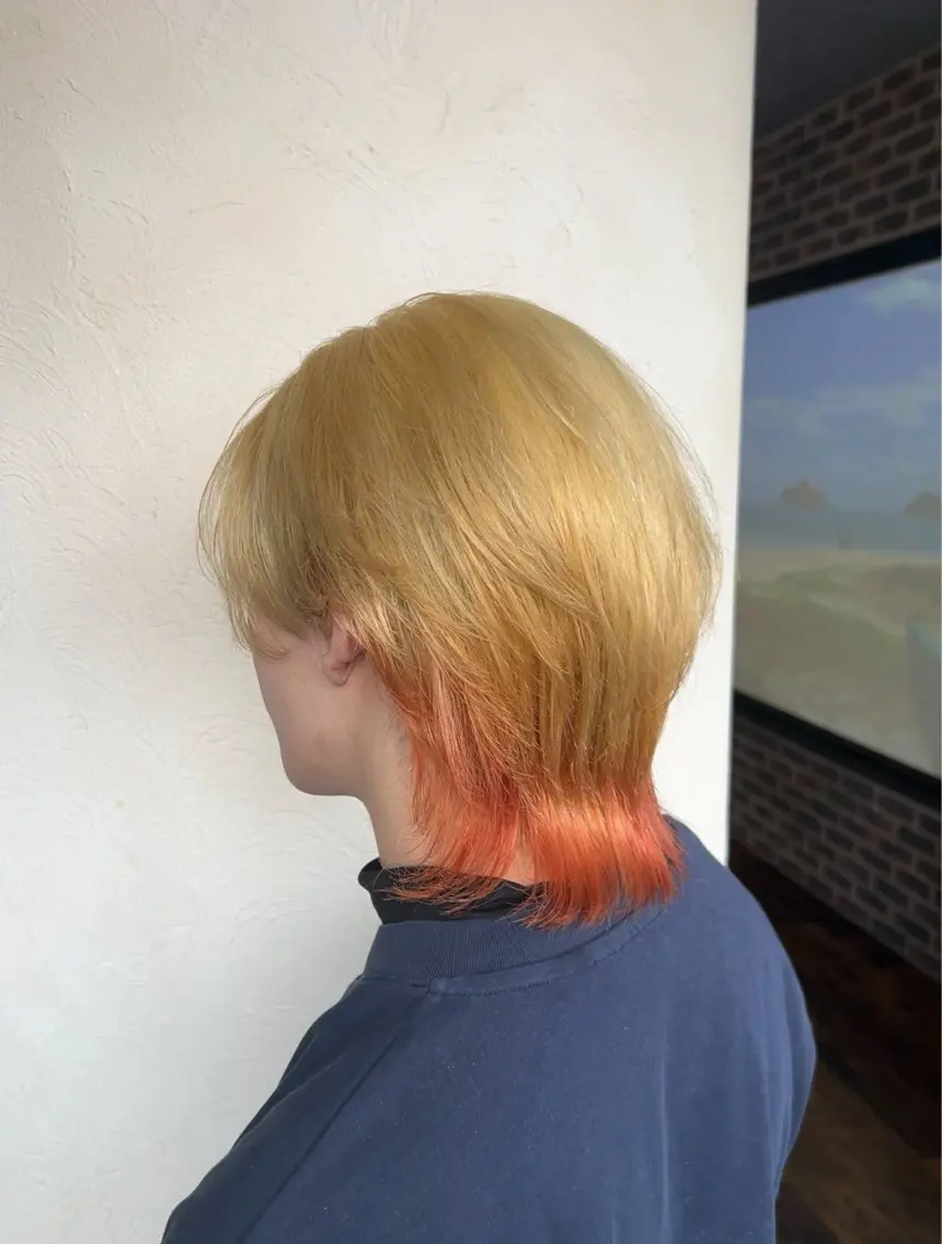 カラー メンズ ヘアカラー トリートメント Rina🌷 ダメージレスカラーのヘアスタイル