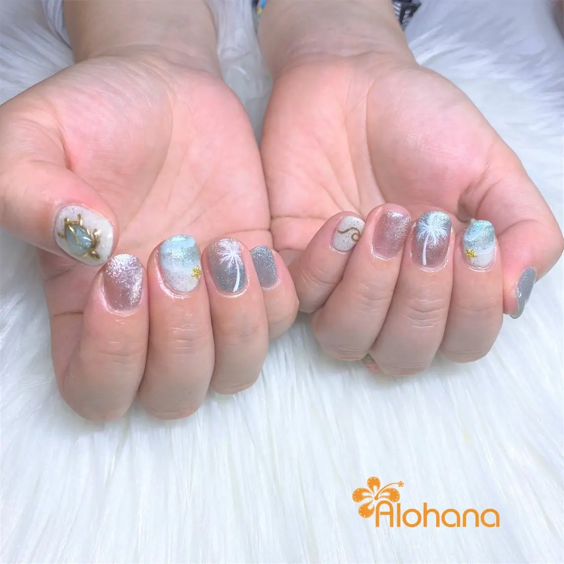 ネイル ハンドネイル Alohana Minaのネイルデザイン