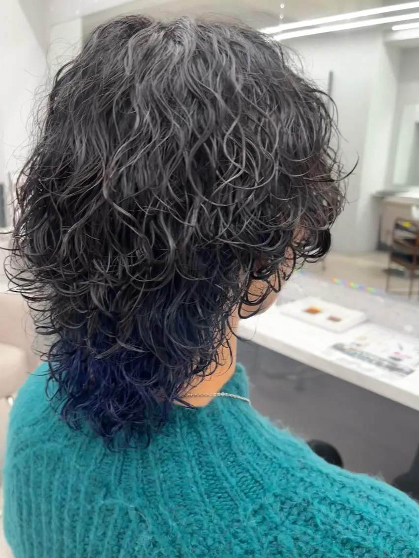 パーマ メンズ カット パーマ 🍐シャドウパーマ メンズ特化/守岡🍐のヘアスタイル
