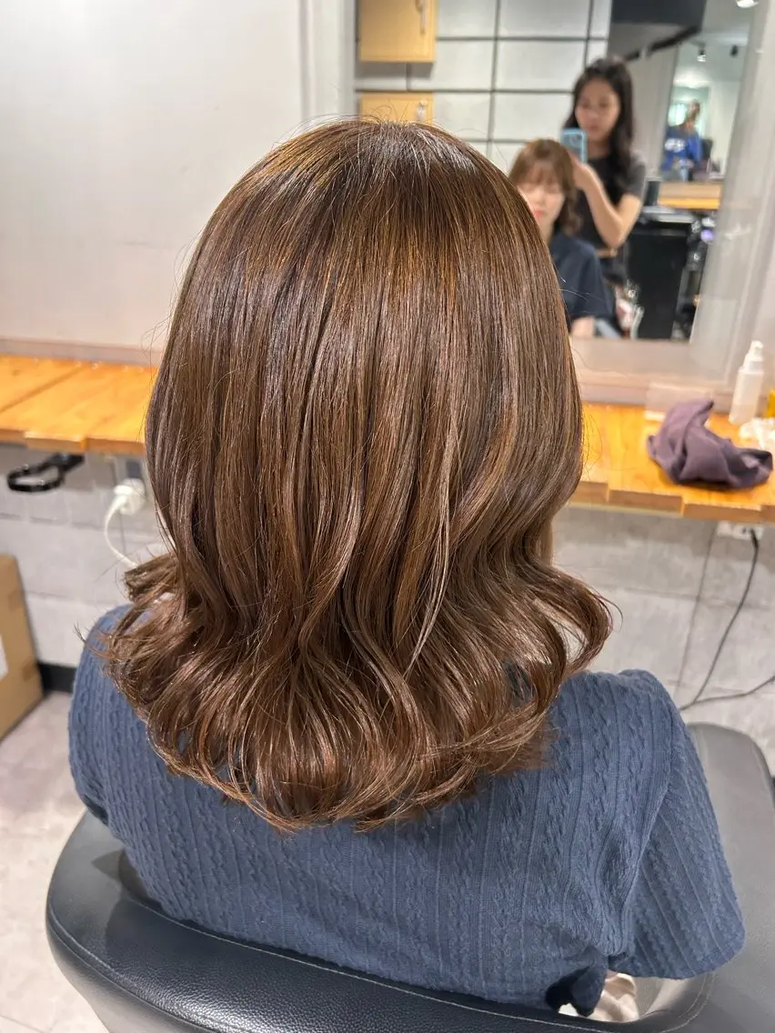 ロング ヘアカラー トリートメント ヘッドスパ レイヤーStyle 🪽菜々実のヘアスタイル