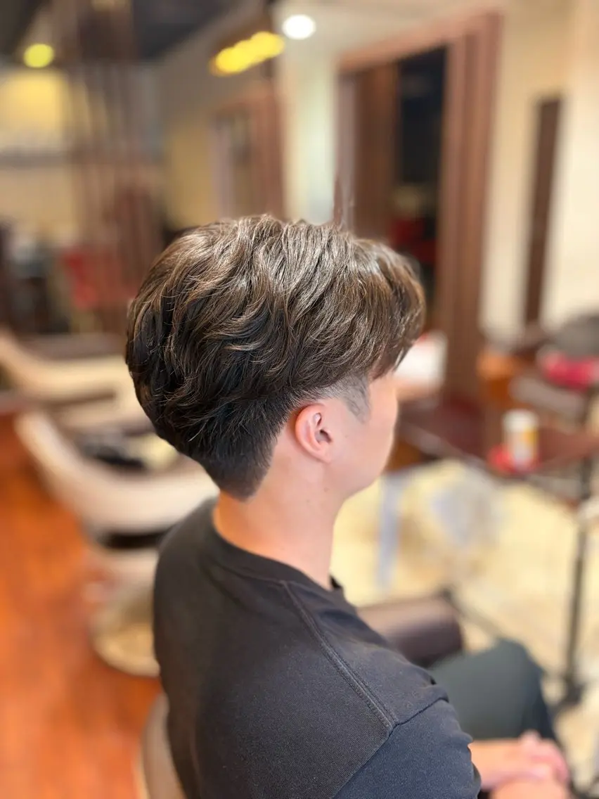 パーマ メンズ カット パーマ 大和田 奈央のヘアスタイル