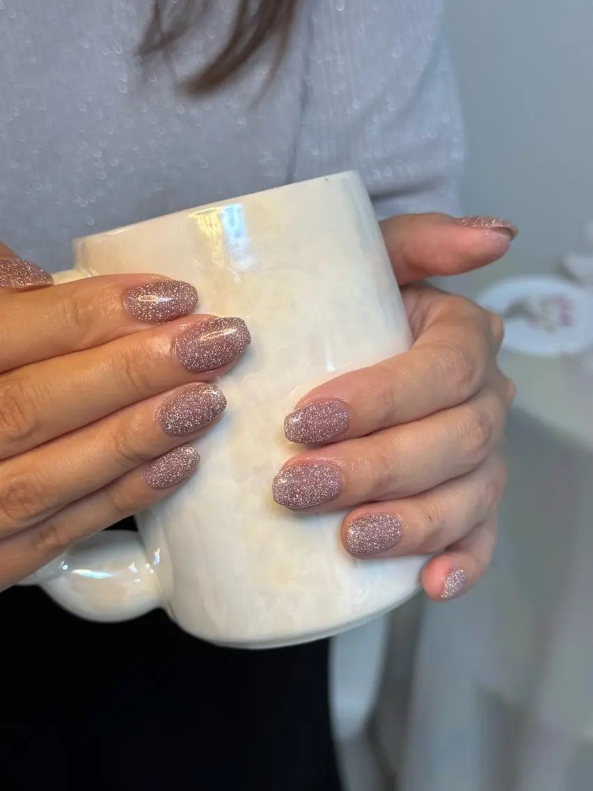 ネイル アートネイル オーロラネイル チークネイル フレンチネイル ガラスフレンチ ハンドネイル 🎀🎀YooLi Nail Salonのネイルデザイン