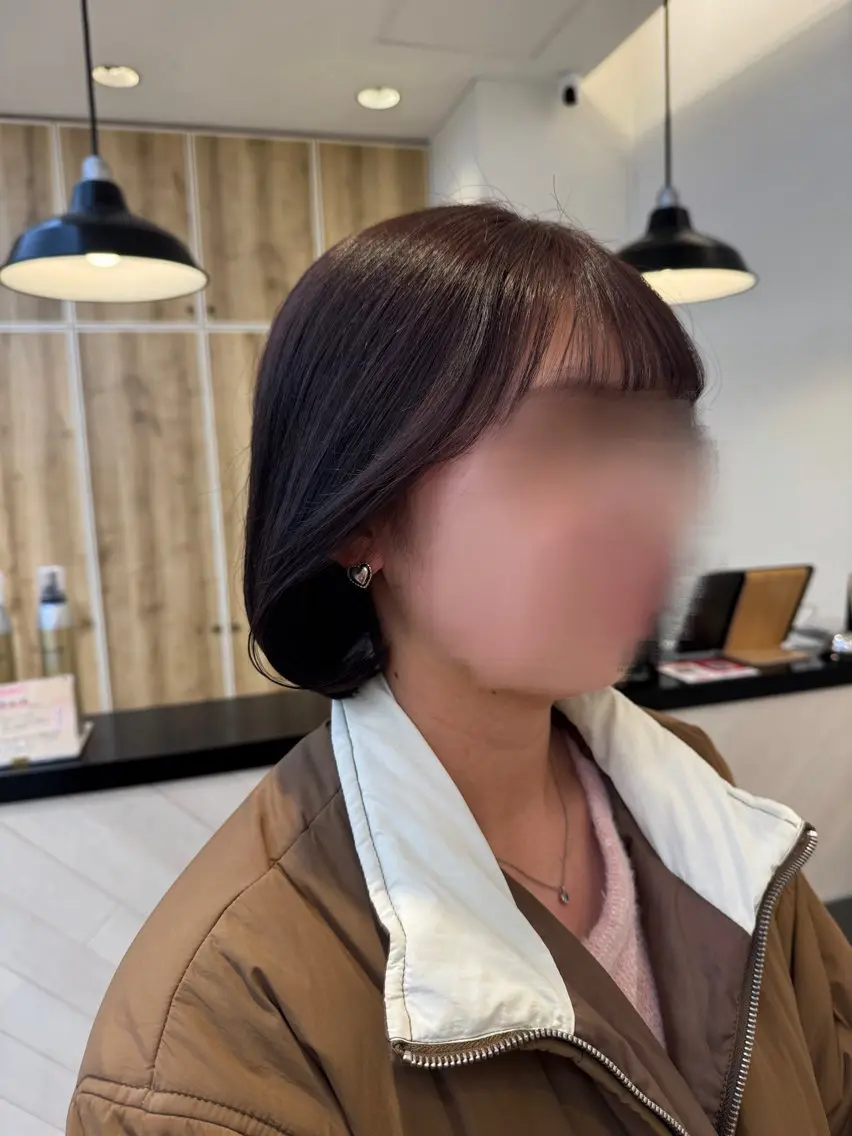 ショート ボブ 透明感カラー🫧 韓国ヘア/タマキ🎀のヘアスタイル