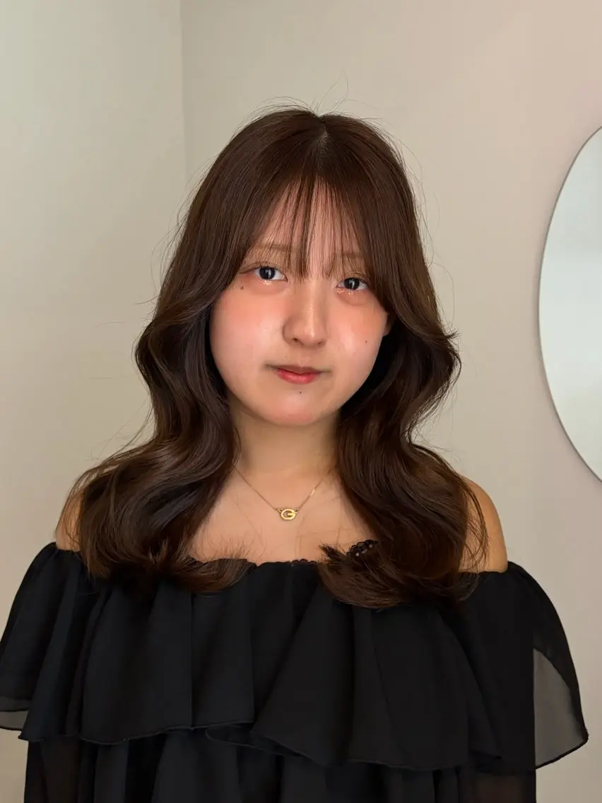 ロング カラー ブラウンカラー カラーモデル募集中 YUWA...大宮のヘアスタイル