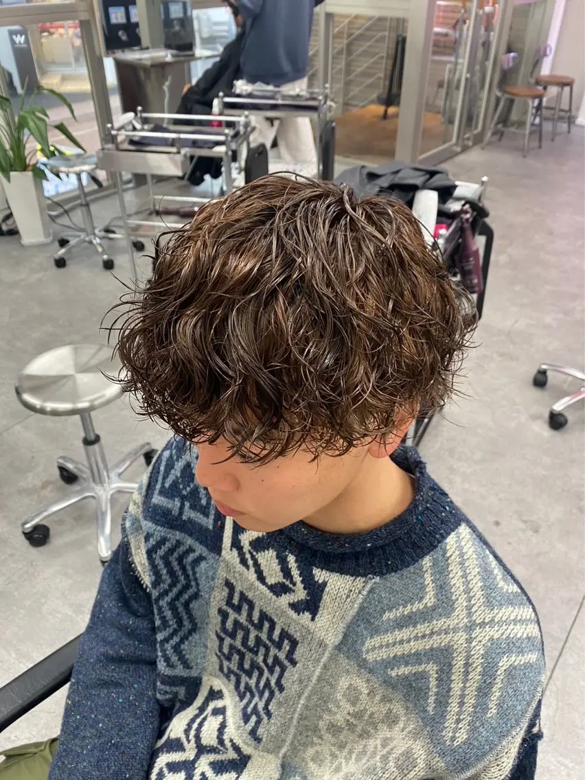 パーマ メンズ カット パーマ パーマ支持率No.1 ❤️🔥安成弾のヘアスタイル