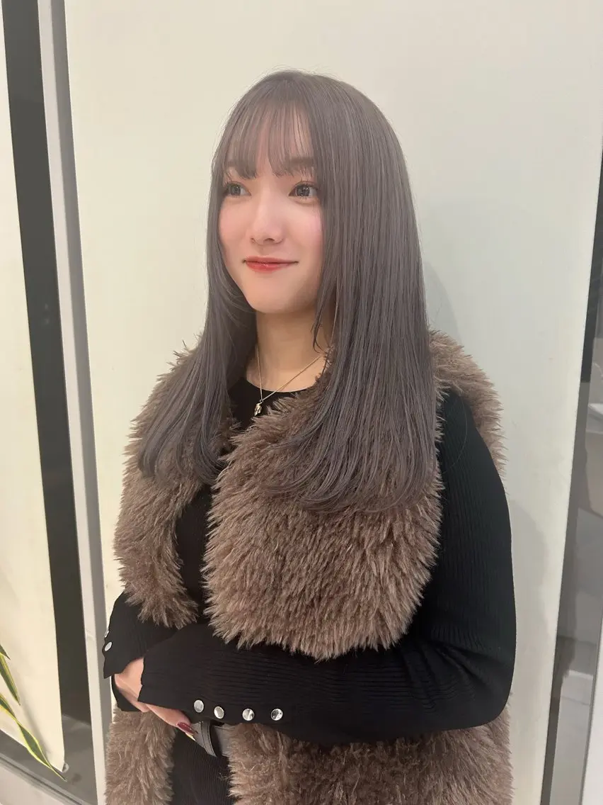 ロング カラー カット ヘアカラー トリートメント ヘッドスパ 浅野 匠のヘアスタイル