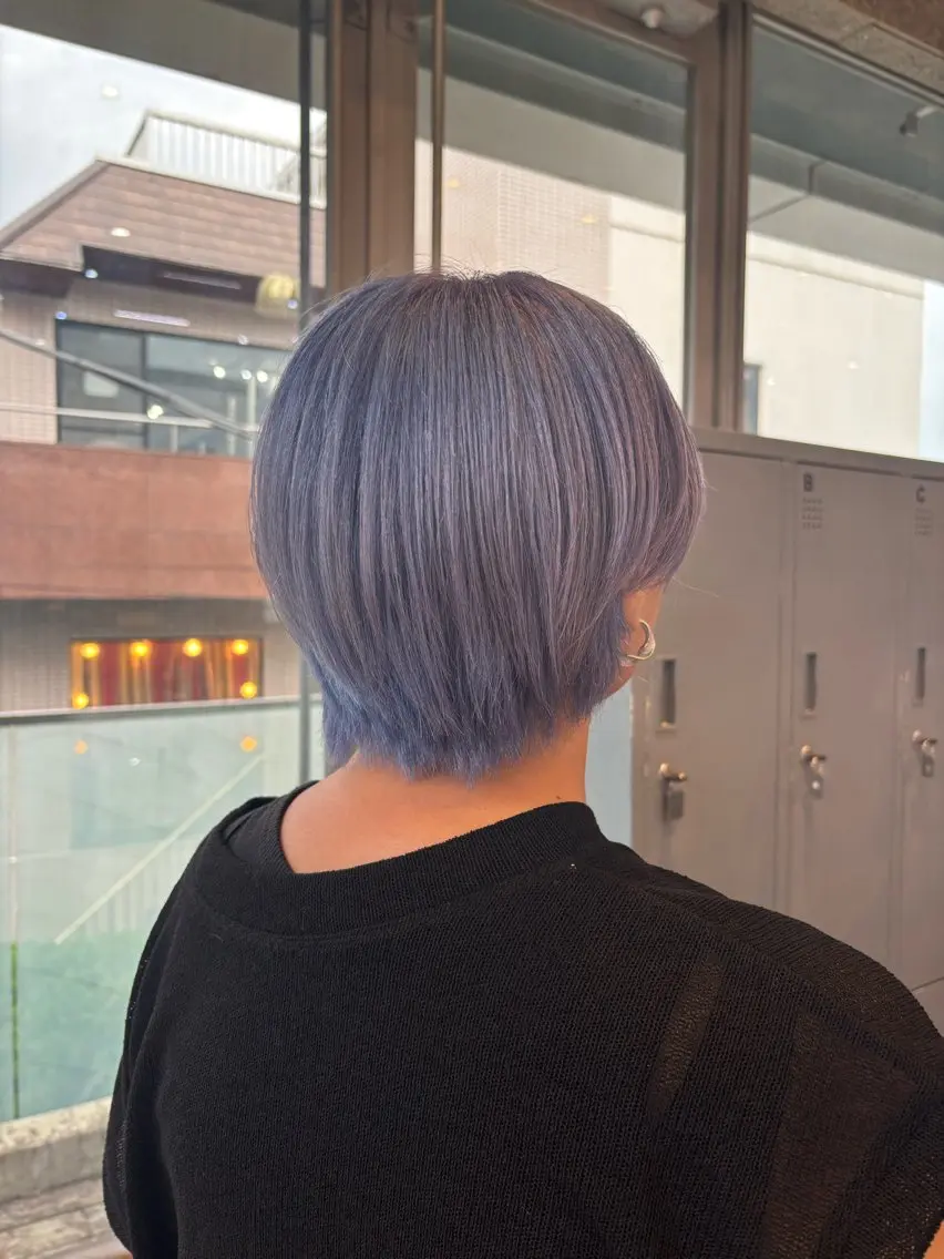 ショート カラー ヘアカラー 🎪🩰艶/モテ カラー❣️reinaのヘアスタイル