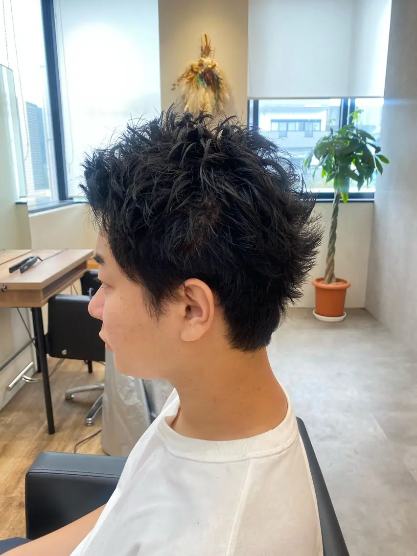 メンズ スパイキーショート BLEACHi高崎店 /湯浅泳作のヘアスタイル
