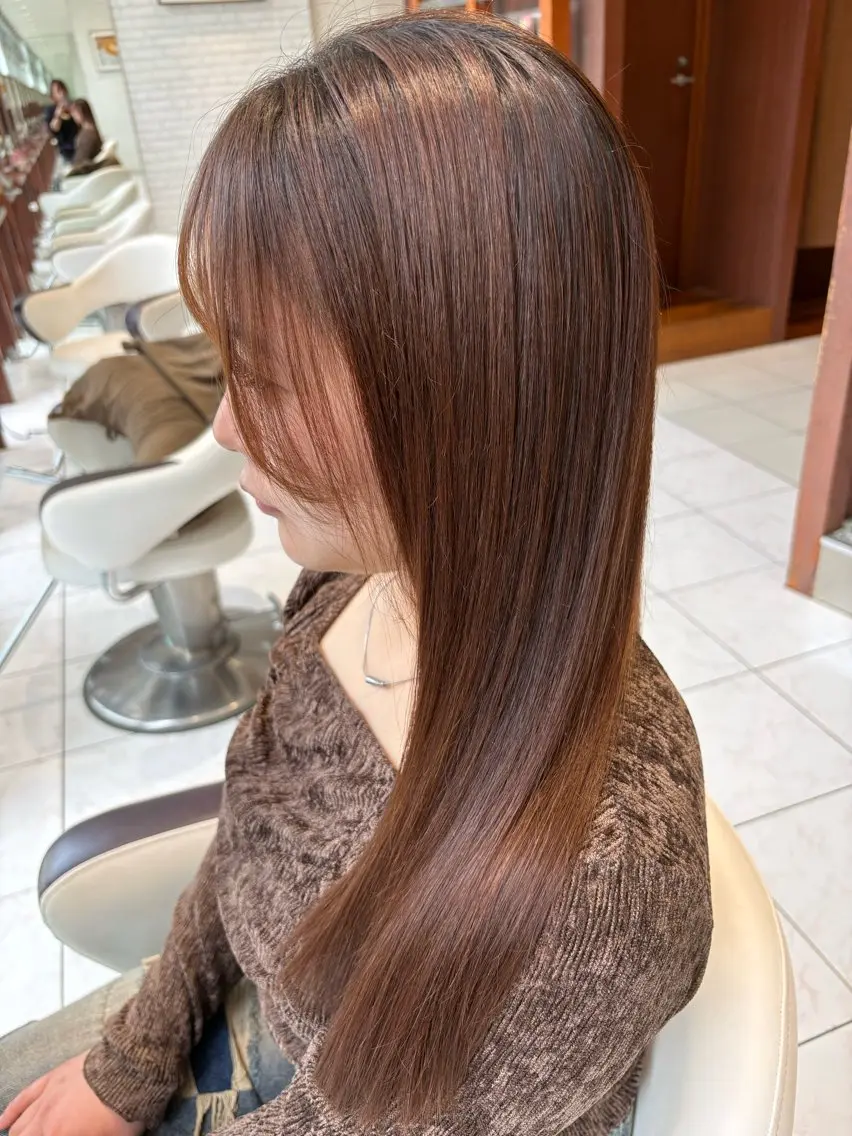 ロング 篠田 綾乃のヘアスタイル