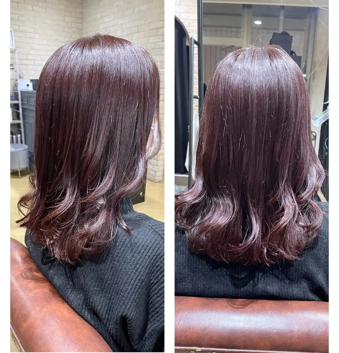 セミロング MIKU ナチュラルヘア✂️✨のヘアスタイル