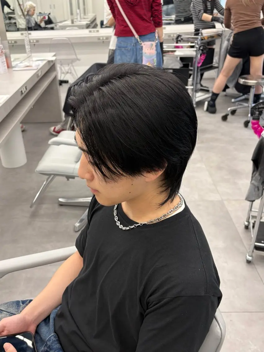 メンズ 🖤韓国風カラー🩷 /ツヤ髪✨️はるかのヘアスタイル