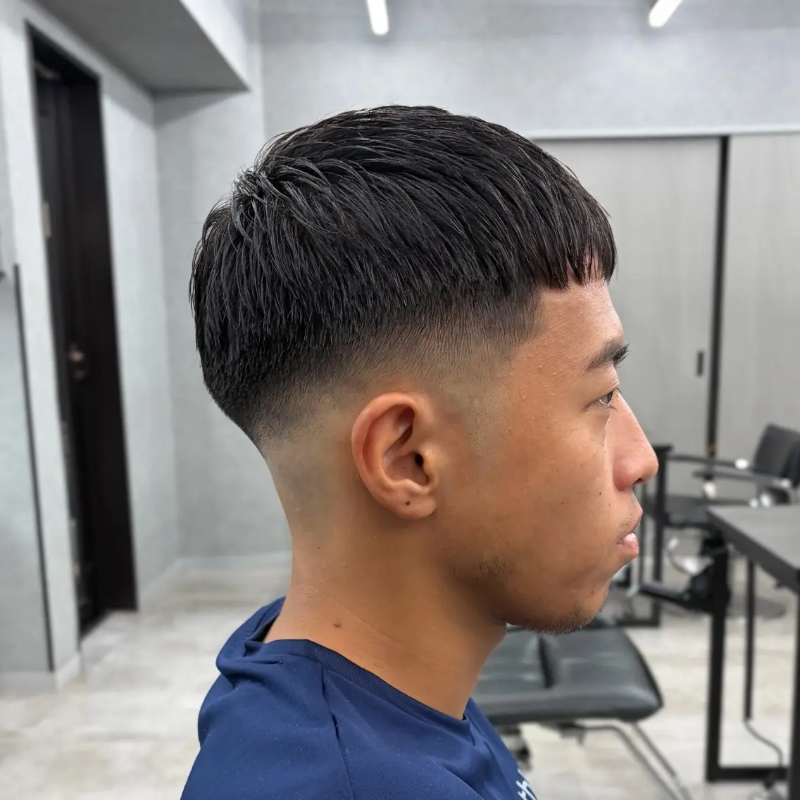 メンズ フェードカット カット 志村 シュンスケのヘアスタイル
