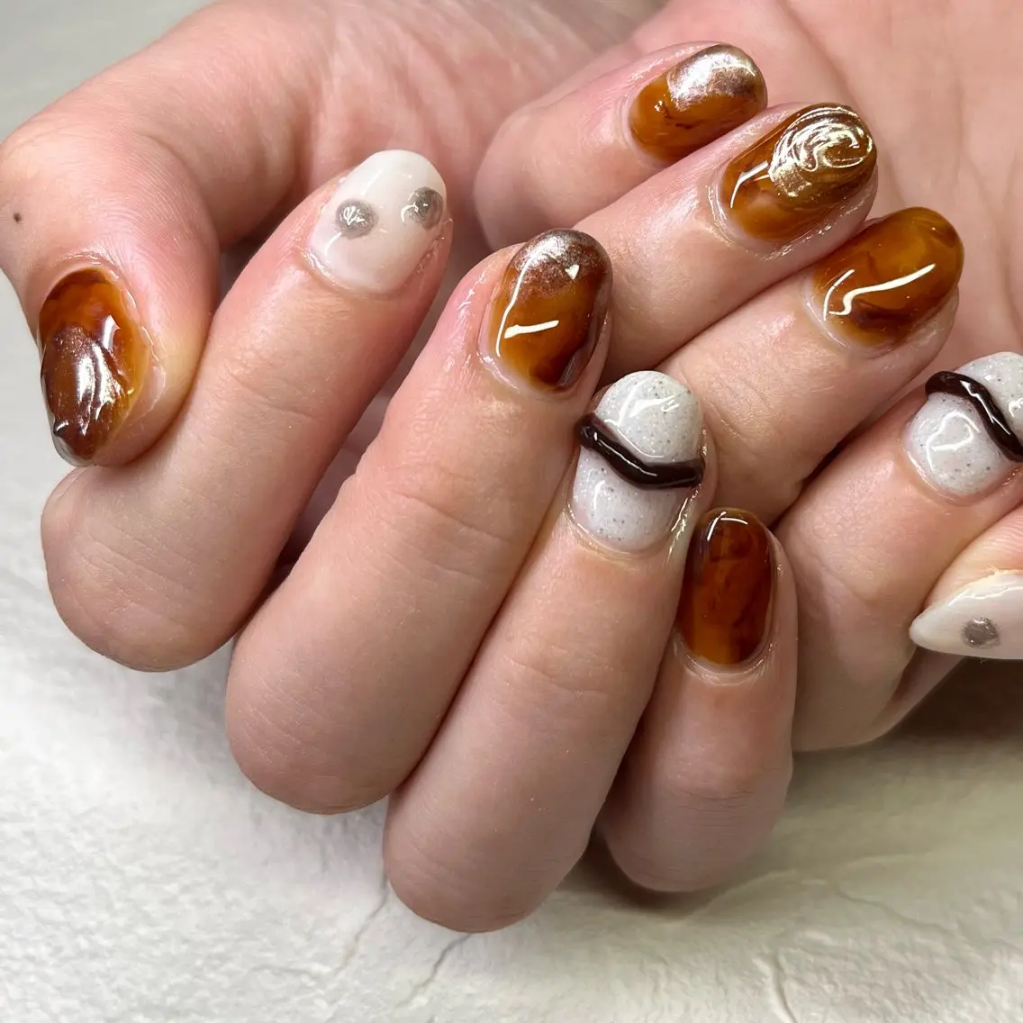 ネイル ハンドネイル ネイルスタジオ コスタ•デルマールのネイルデザイン
