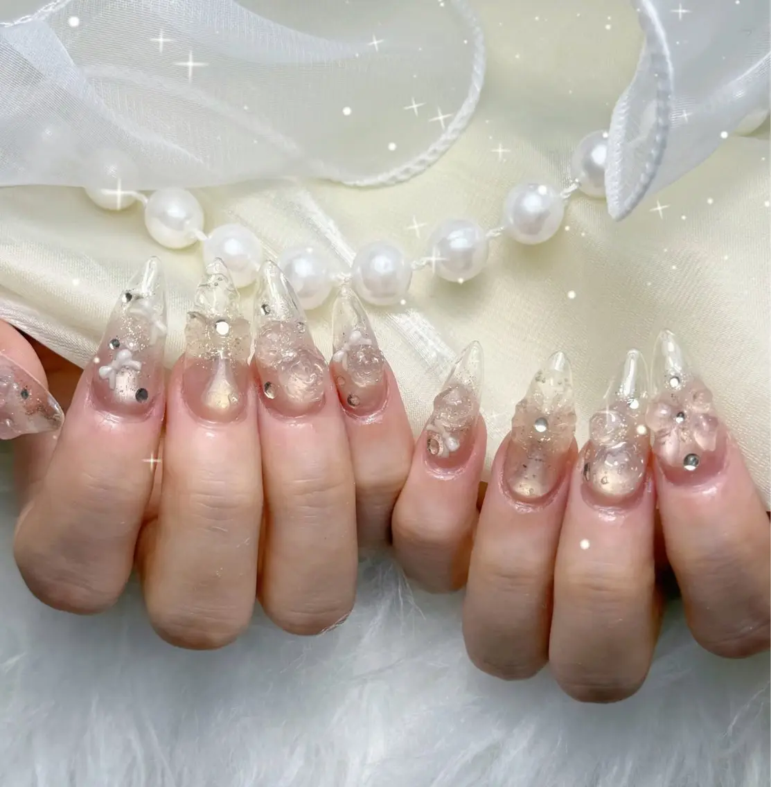 ネイル 韓国ネイル ワンホンネイル ハンドネイル ハンドケア Mika Nails 心斎橋のネイルデザイン