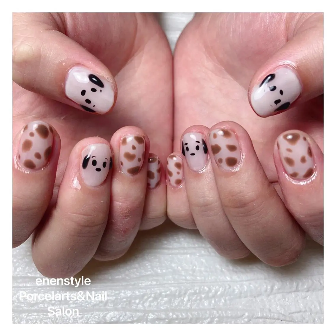 ショート ネイル ハンドネイル 🐾enen style 🐾のネイルデザイン