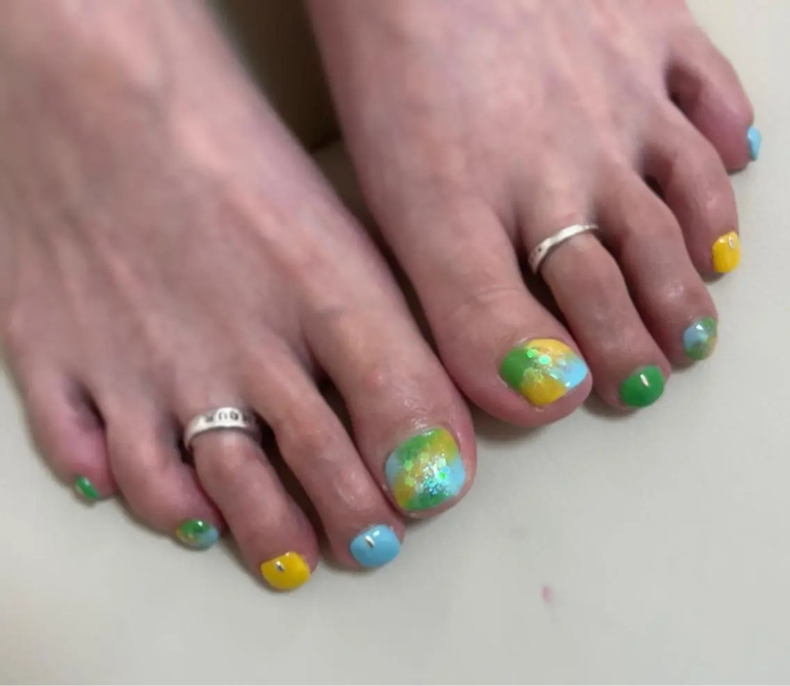 ネイル フットネイル nail M&Tのネイルデザイン