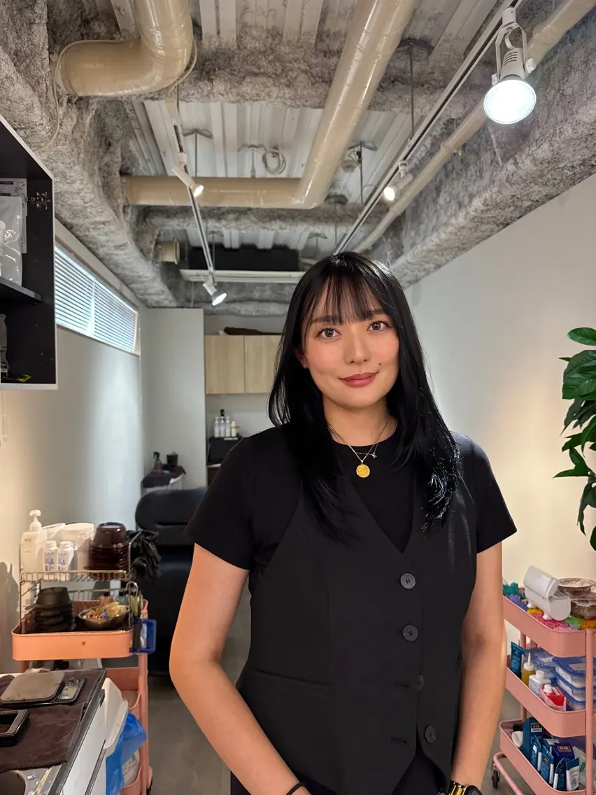 セミロング 柏東口3分 RISE柏のヘアスタイル