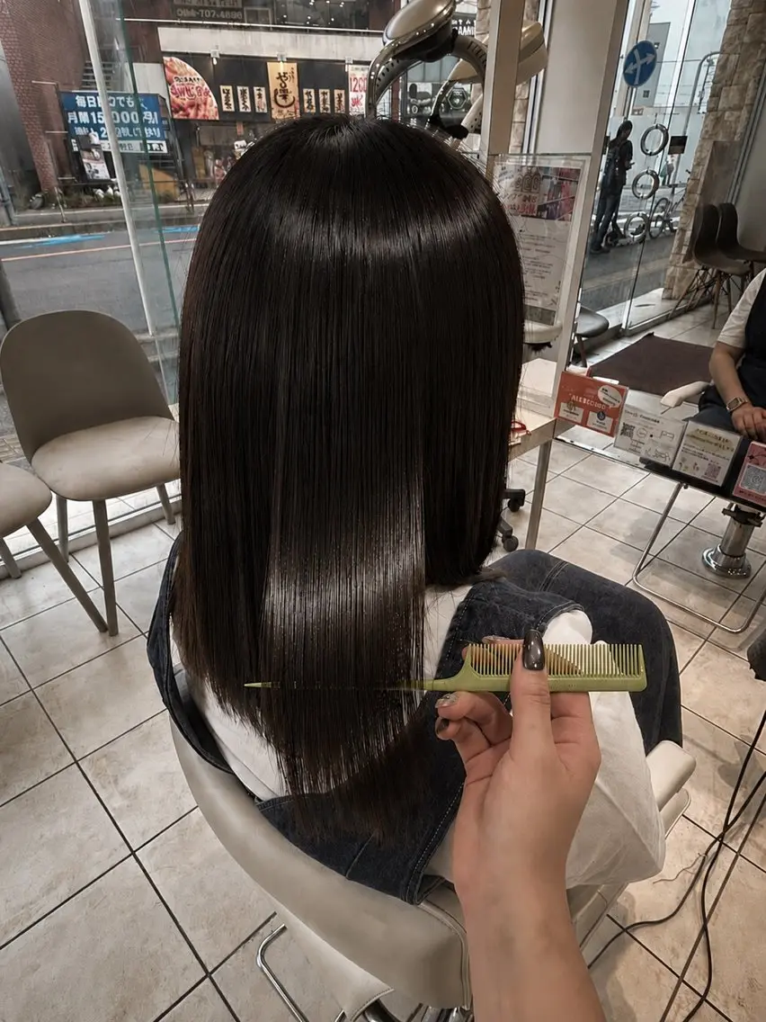 ロング カラー ヘアカラー 【オール特化】透明感 艶カラーMEI🫧のヘアスタイル
