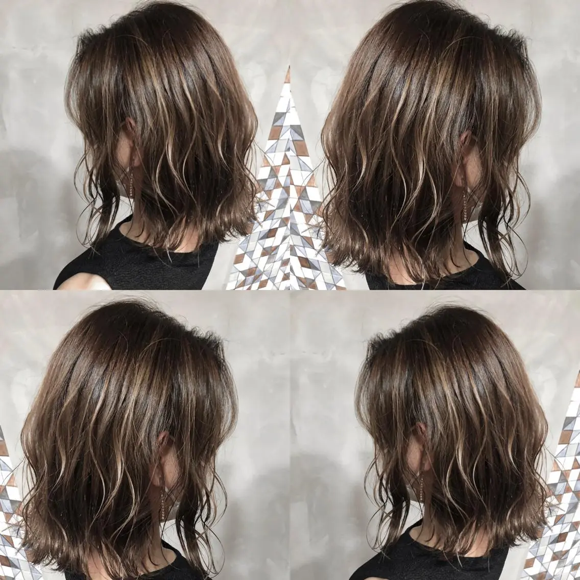 大人気🙆‍♀️カット & ヘアカラー&大人(ナチュラル)ハイライトカラー&ベーストリートメントの写真