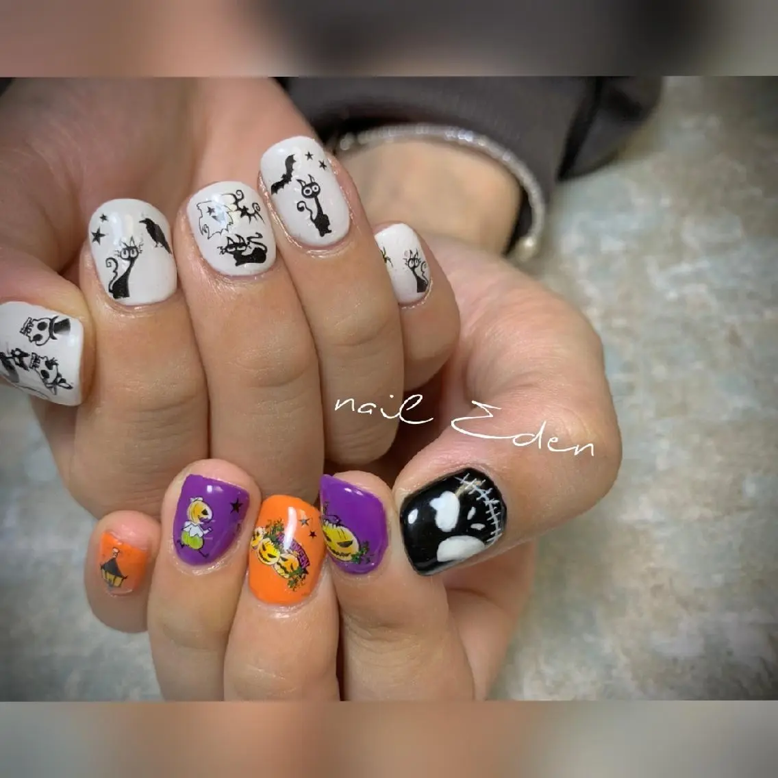 ネイル ハロウィン Eden ♾️のネイルデザイン