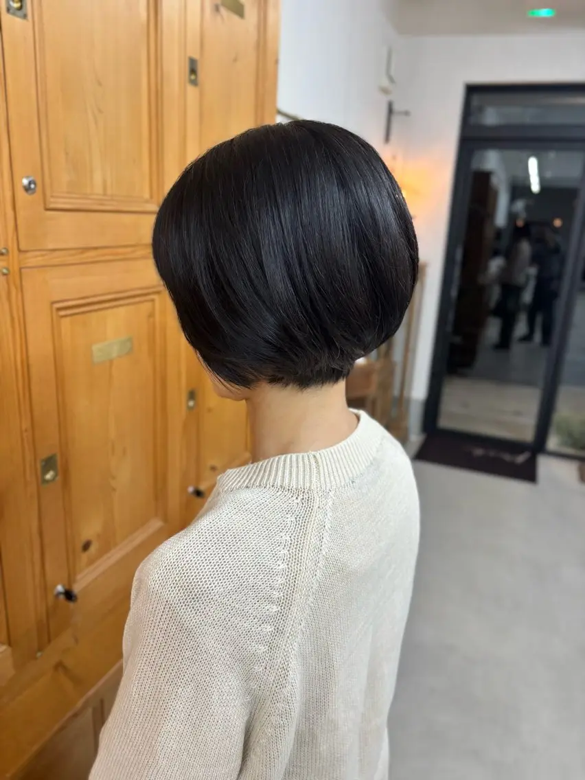 ミディアム カット 成美/ カットモデルさん募集のヘアスタイル