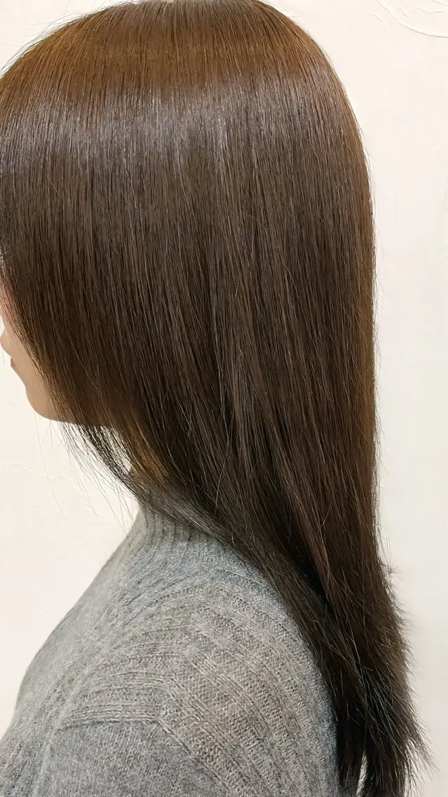 ロング カラー ベージュカラー ブリーチ ブリーチなしカラー ヘアカラー 古賀 桜のヘアスタイル
