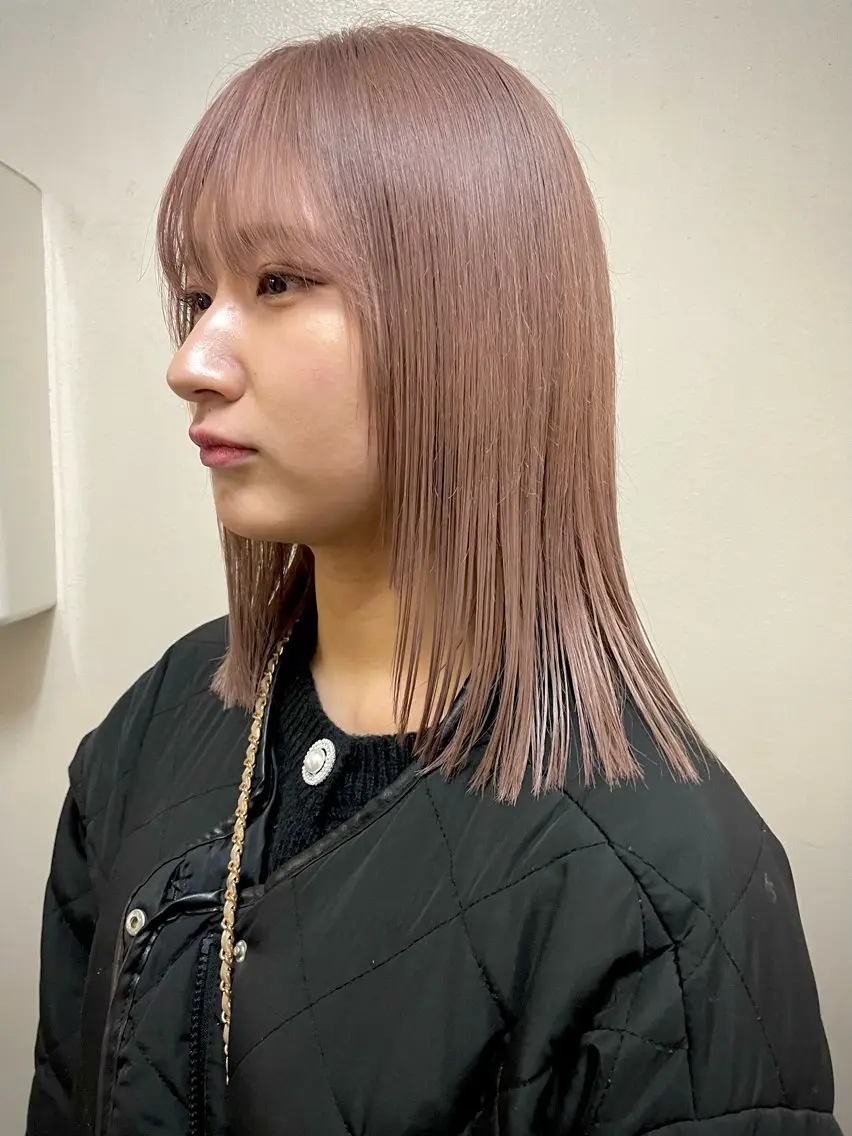 セミロング カラー メンズ メンズブリーチ メンズインナーカラー ブリーチ ケアブリーチ デザインカラー 安部佑哉/ハイトーン /レイヤー/ブリーチのヘアスタイル