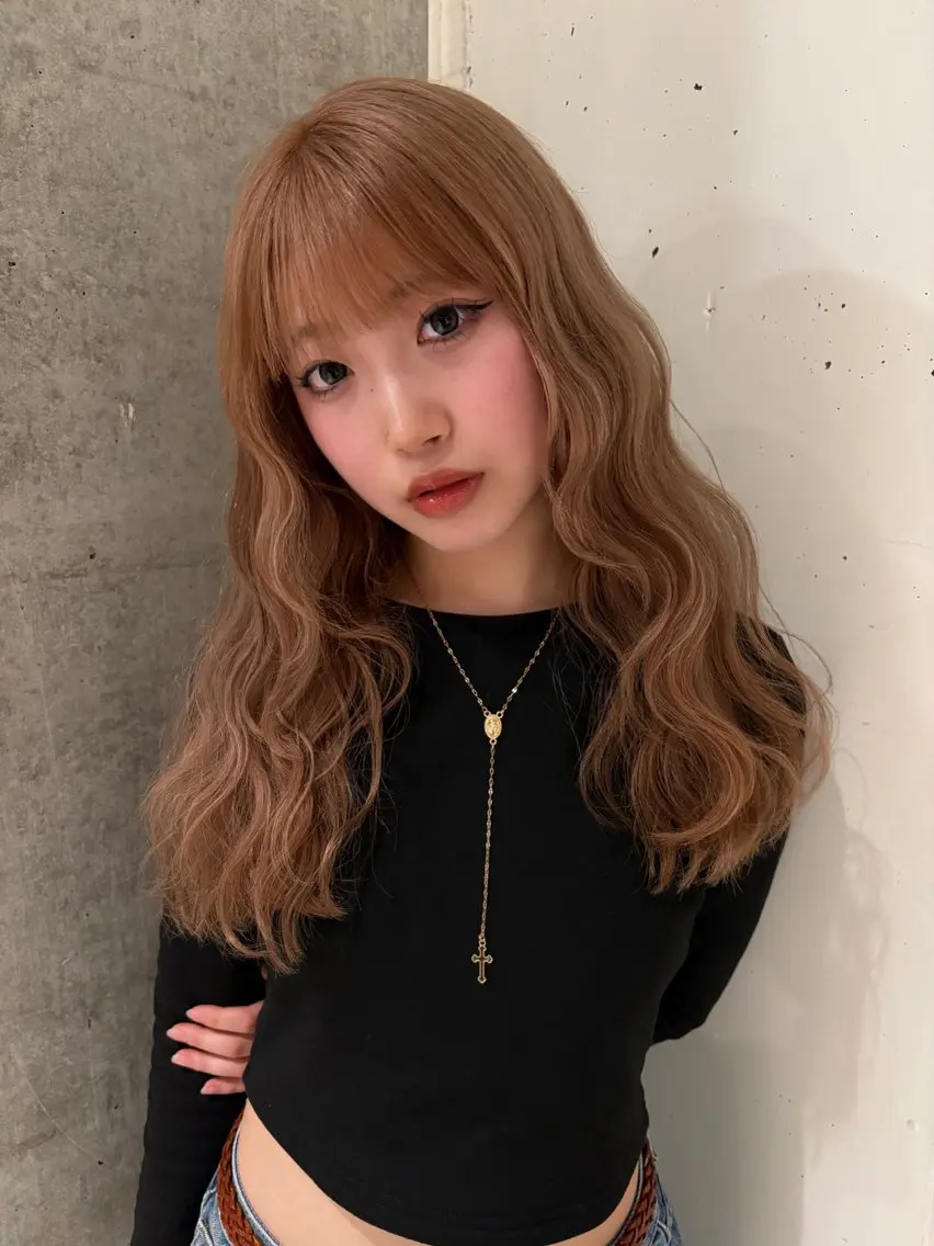 ロング ヘアカラー nonoka/ ブリーチ/モニカのヘアスタイル