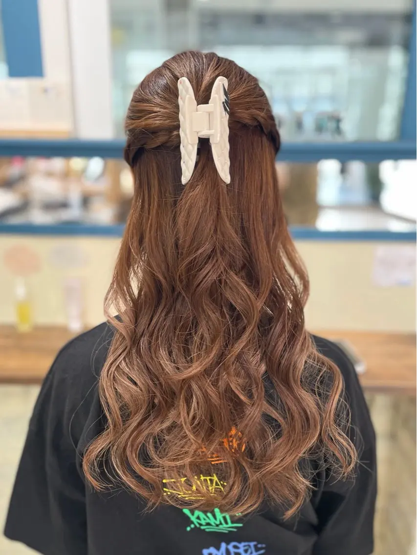 ロング ヘアアレンジ ヘアセット ♚Honoka♚ ヘアセットのヘアスタイル